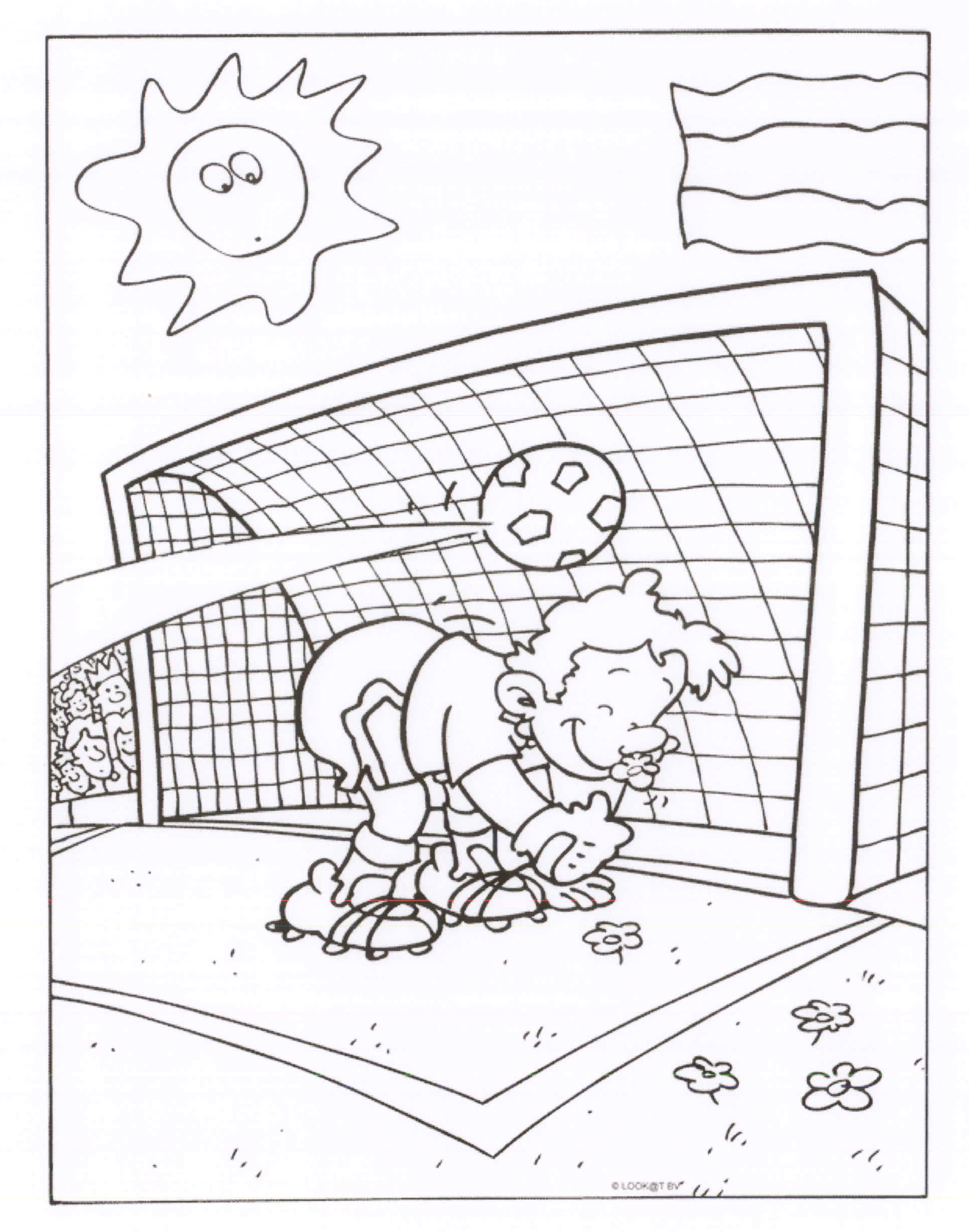 Voetbal Kleurplaten 