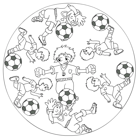 Voetbal Kleurplaten 