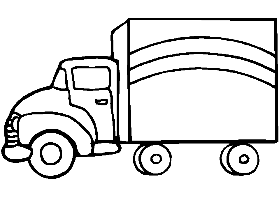 Kleurplaten Vrachtauto 