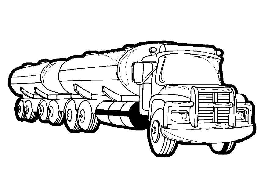 Kleurplaten Vrachtauto 