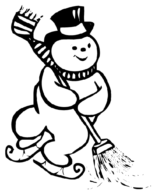 winter Kleurplaten 