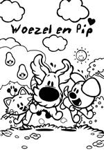 Woezel En Pip Kleurplaat. Kleurplaten Woezel en pip 