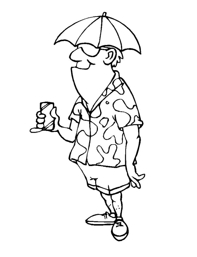 Kleurplaten Zomer vakantie 