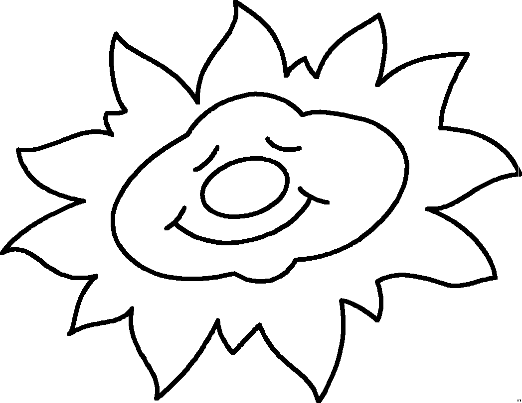 Zon Kleurplaten 