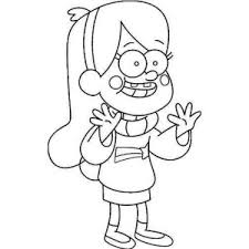 Gravity Falls Kleurplaat. Gravity falls Kleurplaten Tv series kleurplaten Mabel Kleurplaat