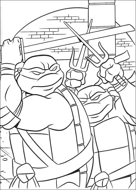 Ninja Turtles Kleurplaat Tv Series Kleurplaat » Animaatjes.nl