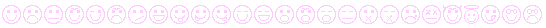Lijnen smileys 
