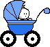 Baby Mini plaatjes Mini Plaatje Baby Kinderwagen