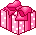 Mini plaatjes Cadeau Valentijn Cadeau Pakje Mini Roze Kawaii