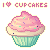 Cupcake Mini plaatjes 