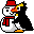 Dieren Mini plaatjes Pinguin Sneeuwpop Mini