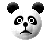 Dieren Mini plaatjes Panda