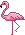 Dieren Mini plaatjes Flamingo Mini Klein