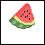 Fruit Mini plaatjes Watermeloen