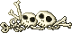 Halloween Mini plaatjes Skelet