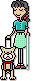 Honden Mini plaatjes Blinde Geleidehond