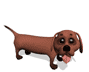 Honden Mini plaatjes Tackel Kwispelen Tong Uit Bek  