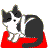 Katten Mini plaatjes Krabbende Kat