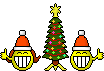 Kerst Mini plaatjes Vrolijk Kerstmis