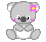Mini plaatjes Koalabeertjes 