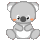 Mini plaatjes Koalabeertjes 