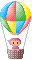 Luchtballon Mini plaatjes 