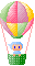 Luchtballon Mini plaatjes 