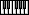 Muziek Mini plaatjes Piano