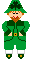 Overig Mini plaatjes Man In Groen Pak