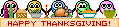 Overig Mini plaatjes Happy Thanksgiving