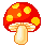 Paddestoelen Mini plaatjes 