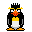 Pinguins Mini plaatjes Pinguin Kijkt Sip