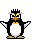 Pinguins Mini plaatjes Zwarte Pinguin Springt