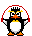 Pinguins Mini plaatjes Pinguin Springt Touwtje