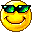 Smileys Mini plaatjes Smiley Groene Bril