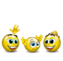 Sport Mini plaatjes Rugby Football Smiley Smileys