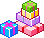 Verjaardag Mini plaatjes Cadeautjes Pixel