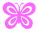 Vlinders Mini plaatjes Roze Vlinder