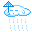 Wolken Mini plaatjes Regenwolk