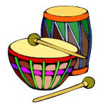 Muziek plaatjes Drummen 