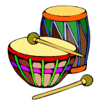 Muziek plaatjes Drummen 