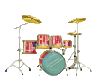 Muziek plaatjes Drummen 