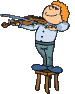 Viool spelen Muziek plaatjes 