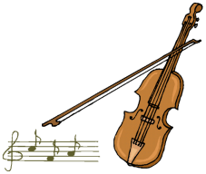 Muziek plaatjes Viool 