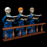 Muziek plaatjes Zangkoor 