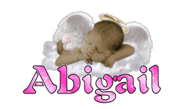 Abigail Naamanimaties Een Engel, Die Abigail In Het Roze Laat Zien