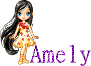 Naamanimaties Amely Amely Paarse Letters Met Doll