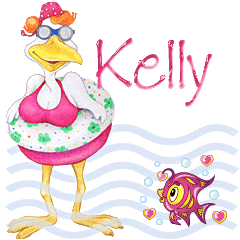 Naamanimaties Kelly Kelly Eend En Vis In Water