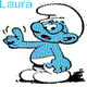 Naamanimaties Laura Een Smurf Met Laura 