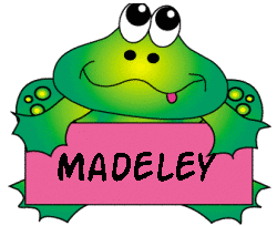 Naamanimaties Madeley Naam Animatie Madeley Kikker